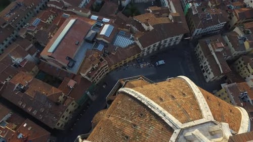 Aerial view of the Florence Cathedrals dome