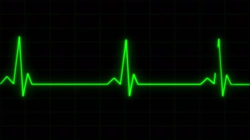 Concept 8-E1 Realistic Heart Pulse Monitor Animation