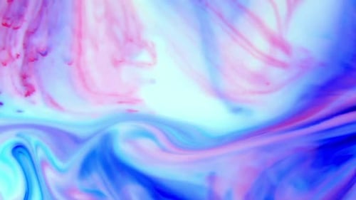 Abstract Vivid Colours Psychedelic Paint Spreading Texture