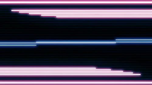 VJ Neon Stripes Loop