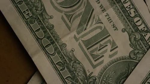 Rotating shot of American money (currency) - MONEY 470