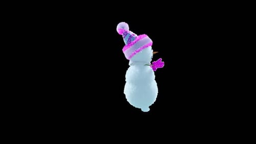 64 Snowman Dancing HD