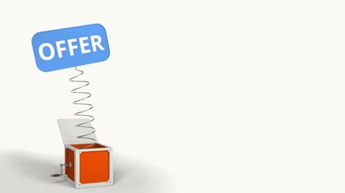 Offer Text Pop Up from Jack-in-the-Box Animation