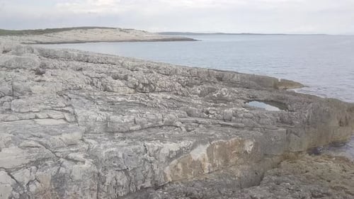 Rocky Mediterranean Coast. Flat Color