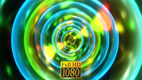 Abstrakte Rotation, Grün HD