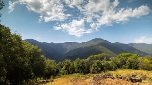 Timelapse of Beautiful Mountain Landscape