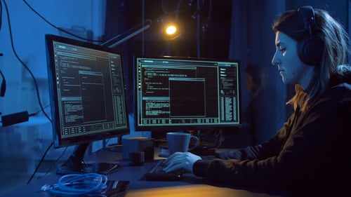 Un pirate informatique crée un virus informatique pour une cyberattaque 22