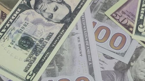Old And New Us Dollars Banknotes