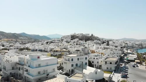 Vue aérienne de Naxos