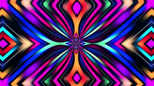 Abstract Multicolor Pattern 4K