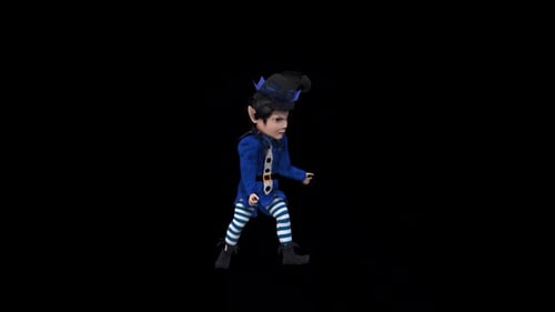 Blue Elf Dance 6 — Concept de Noël
