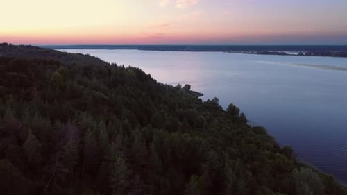 Picturesque Forest By the River