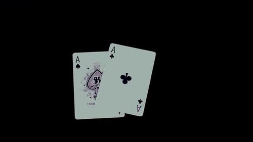 Playing Cards 2 Black Aces