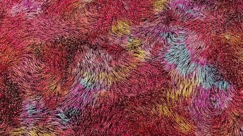 Abstract flowing lines
