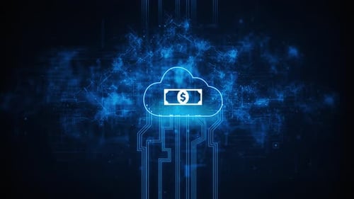 Cloud, digitales Cloud Computing, Geld