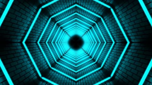 Abstract Tunnel 4K