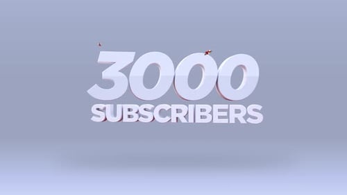 3D YouTube Subscribers Counter Reveal
