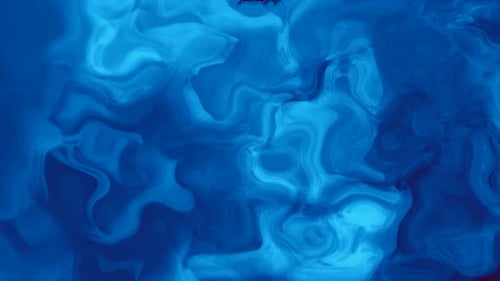 Blaue Farbe, Tinte, Rauch, Flüssigkeitseffekt, Hintergrundanimation