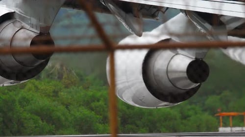 Engine and Gear of Airplane