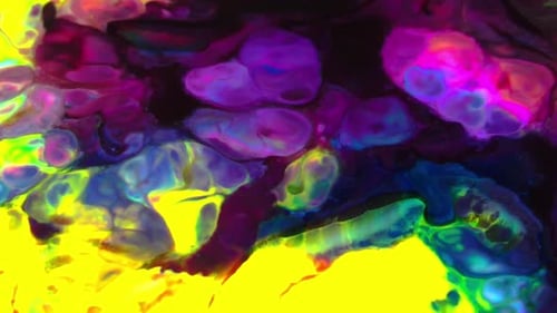 Colorful Psychedelic Liquid Explosion