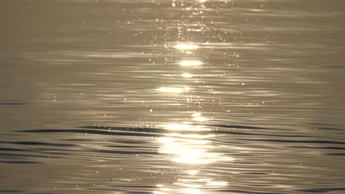 Light shining on water