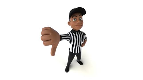 10 arbitres de dessins animés en 3D amusants