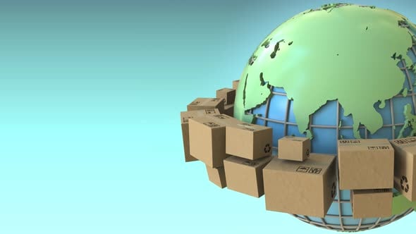 Boxes Rotate Around the World, Backgrounds Motion Graphics ft. asia ...