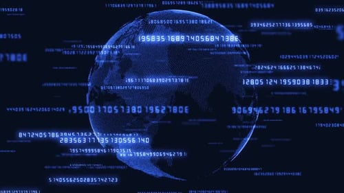 Contexte de la rotation de la Terre en technologie numérique