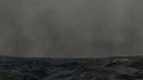 Sturm im Meer Loopable 4K