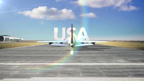 Commercial Airplane Landing Country Usa