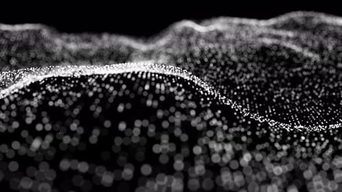 Abstract Digital Particle Field Background Loop