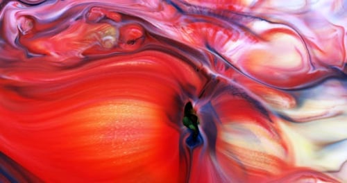 Encre de peinture colorée abstraite Liquid Explode 01