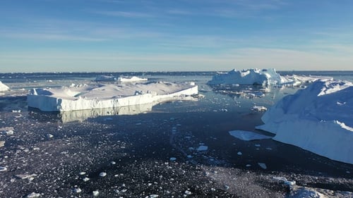 The beauty of nature. Icebergs in the Arctic and Antarctic. Global warming and climate change.