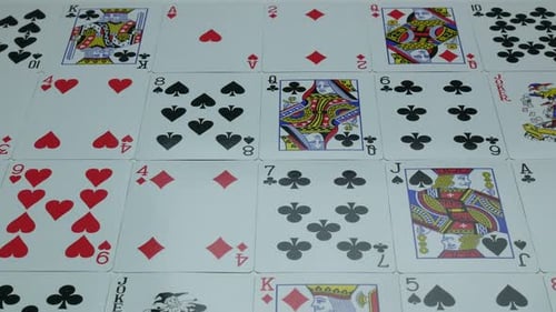 Pokerkarten auf dem Tisch