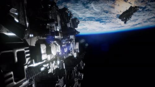 Armada de naves espaciais alienígenas que se aproxima da Terra