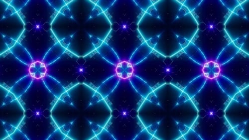 Laserstrahl-Neonlicht Vj Kaleidoscope Loop 4K 05