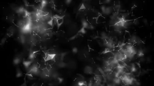 Abstract Digital Network Plexus Flowing Background