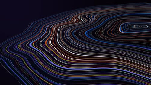 Digitales Licht Datenübertragung in Netzwerk und Internet Hintergrund mit Leitung