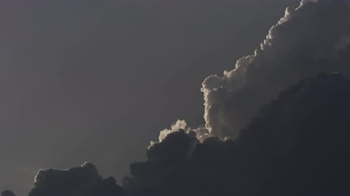 Towering Clouds in the Dramatic Sky