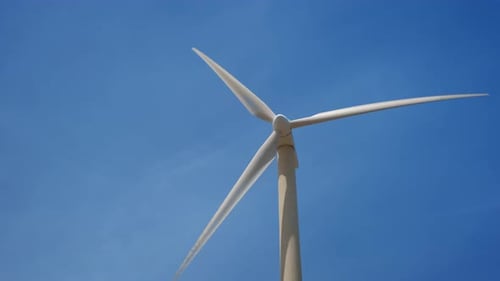 Wind Generator Turbine in Sky
