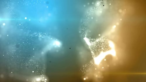 Abstract Particle Flow Background with Shimmering Light Effect