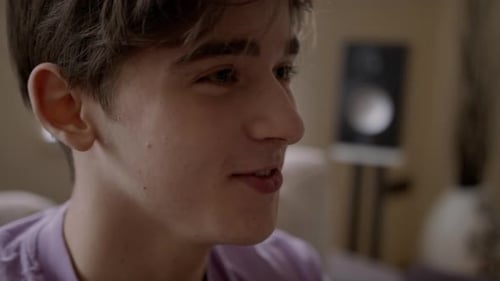 Teen Playing Video Games Close Up