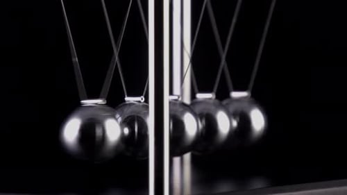 Mesmerizing Newton's Cradle Balls in Perpetual Motion