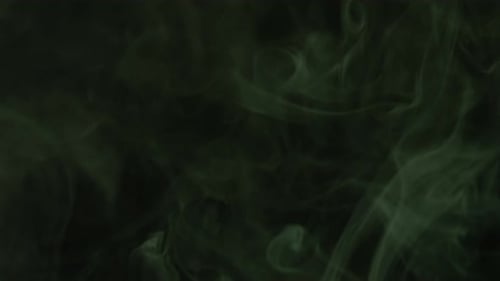 Ethereal White Smoke Drifting on Dark Background