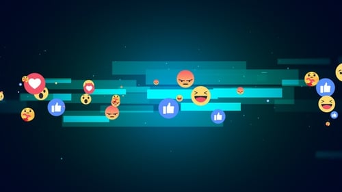 Facebook Reaction Emoji Background V4