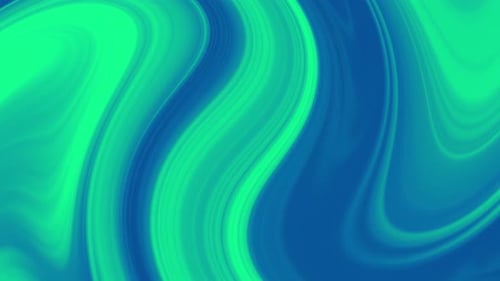 Abstract Wavy Curly Colorful Background 4K