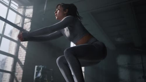 Woman Doing Cardio Workout
