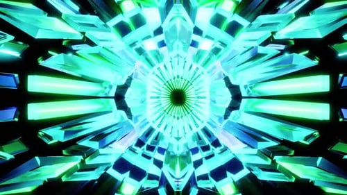 Vj Loop Mirrored Kaleidoscope Background HD