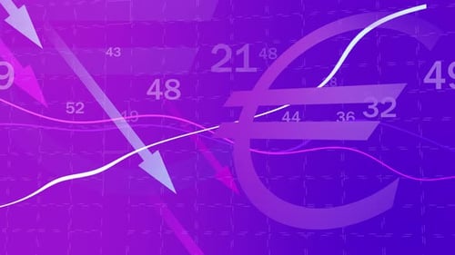 Trading Financial Background Euro Dump