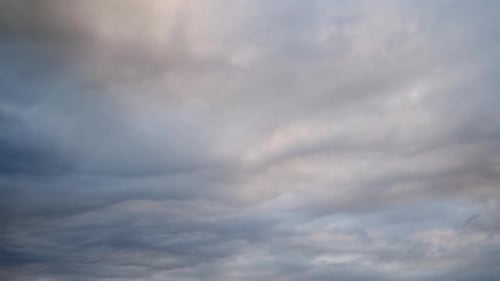 Overcast Sky with Clouds Moving